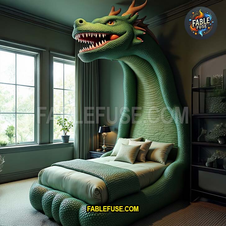 Green Dragon Bed