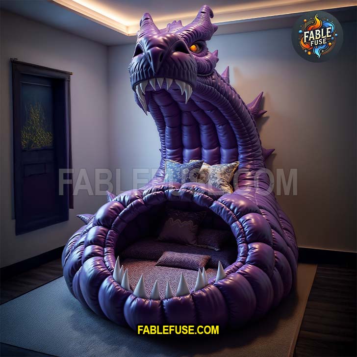 Purple Dragon Bed