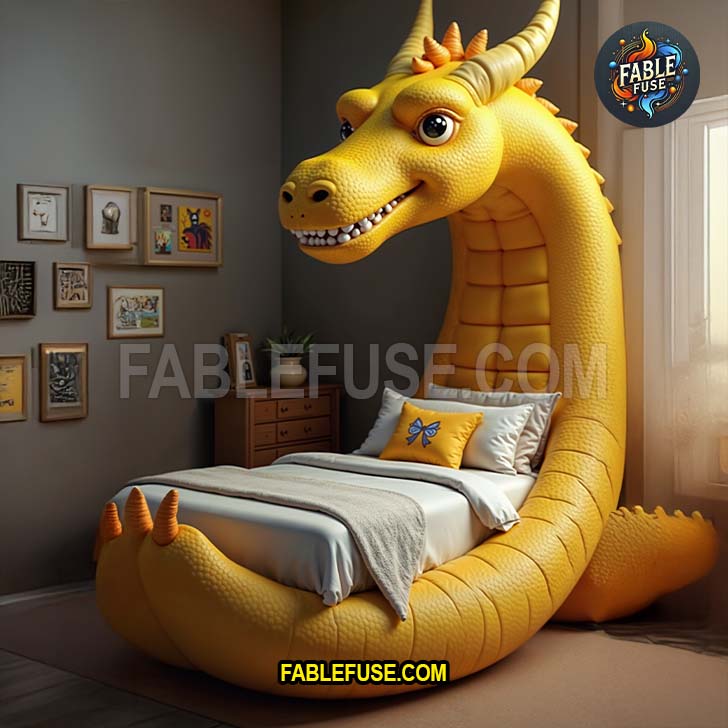 Yellow Dragon Bed