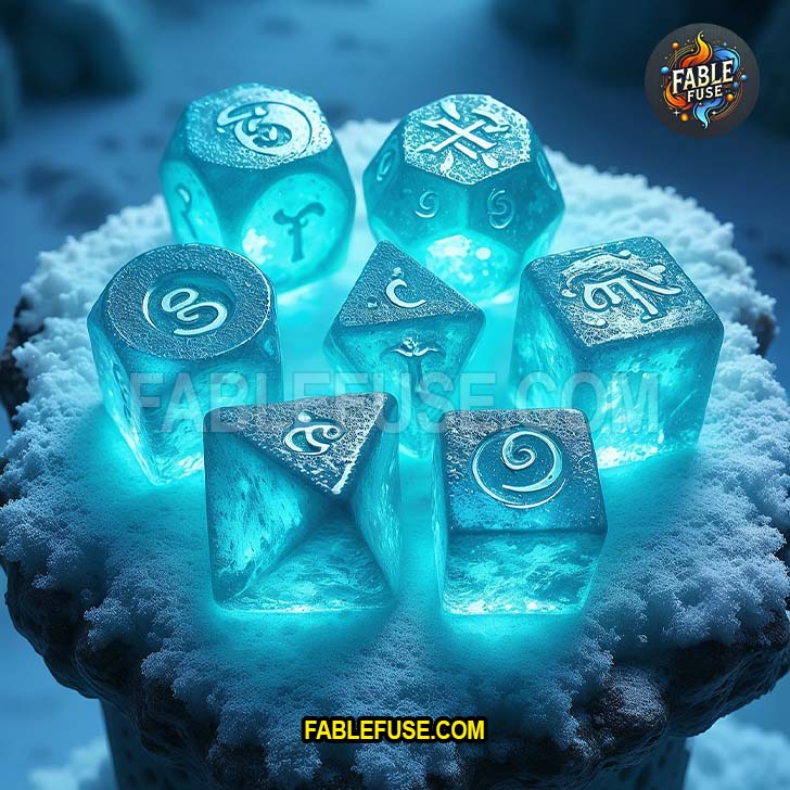 Alien Gaming D20 Dice Ice