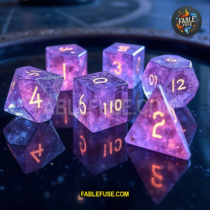 Alien Gaming D20 Dice Amethyst