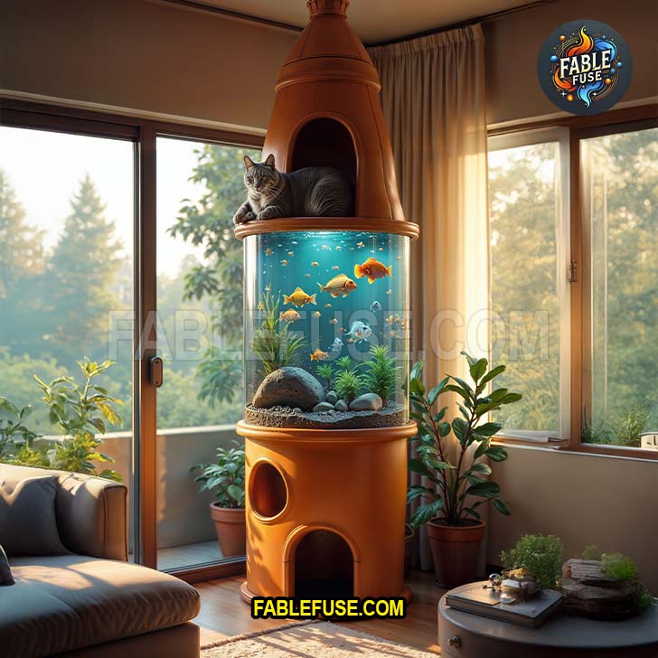 Cat Scratcher Aquarium 1