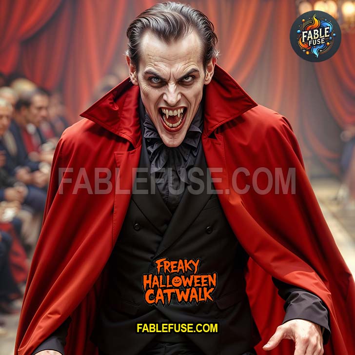 Dracula the ultimate vampire walks the catwalk