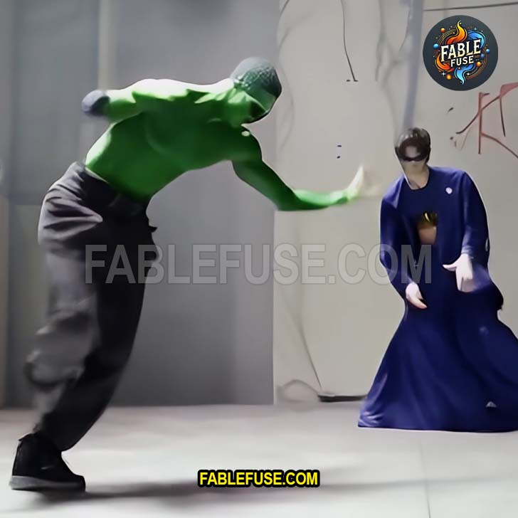 Frankenstein breakdances