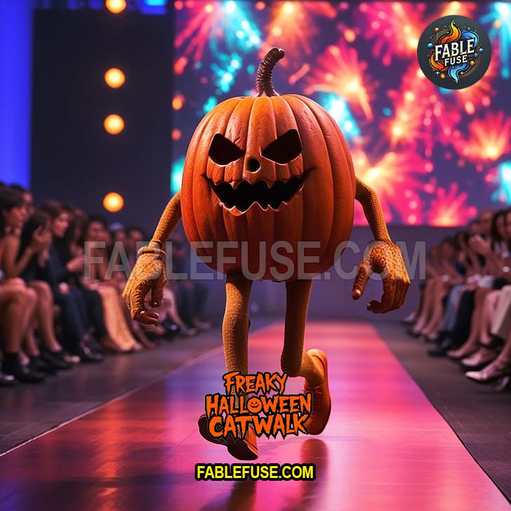 Pumpkin Head is always looking for candy.