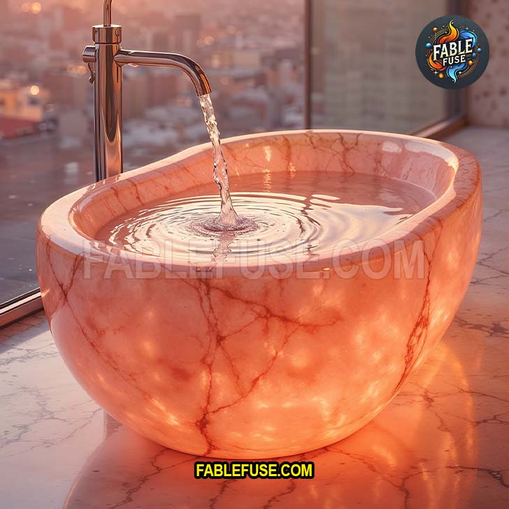 Behold the Himalayan Salt Spa Tub: part bath, part seasoning, all glow-up. Carved from the same stuff you grind onto your fries, this tub doesn’t just relax you—it might just balance your chakras and your electrolytes. Warning: soaking may cause uncontrollable inner peace and mildly salted toes.