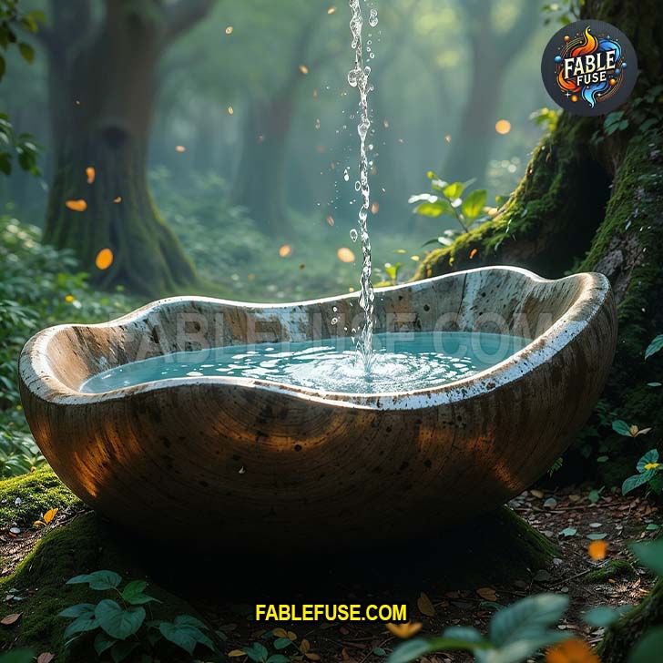 Hand-carved from petrified wood and probably blessed by a woodland elf named Greg, this tub says “I only bathe where the forest speaks Latin and the water has a PhD in enchantment.”